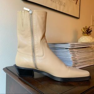 Zara leather boots